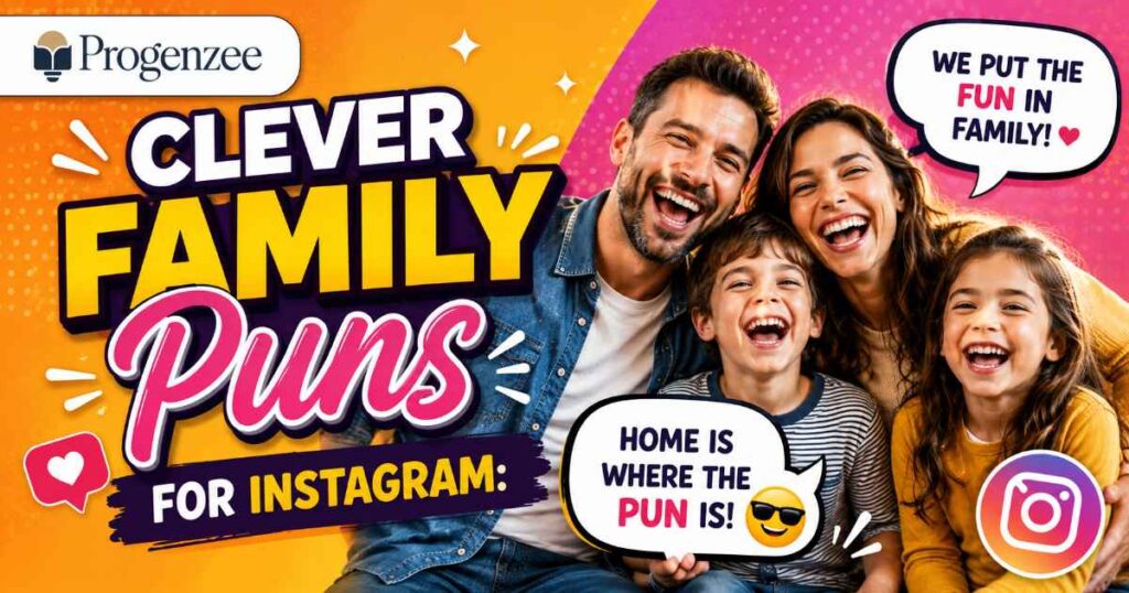 Clever Family Puns for Instagram