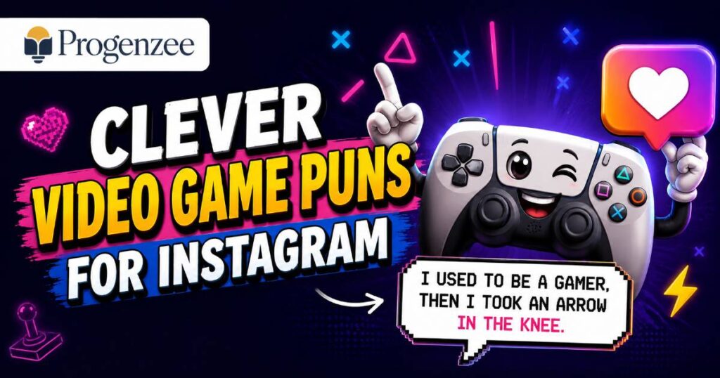 Clever Video Game Puns for Instagram