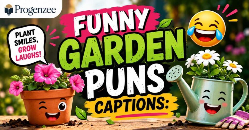 Funny Garden Puns Captions