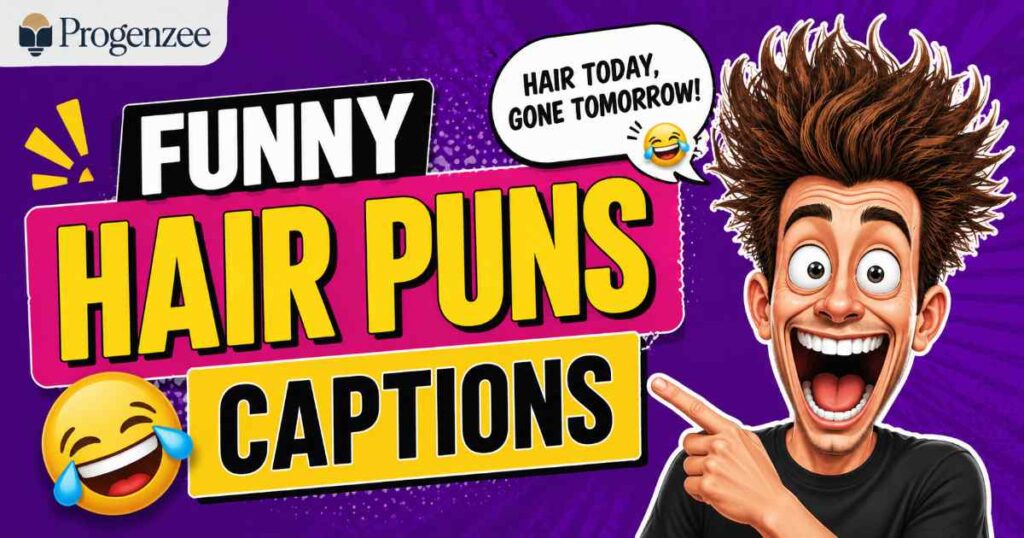 Funny Hair Puns Captions