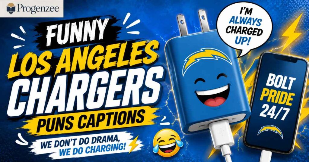 Funny Los Angeles Chargers Puns Captions