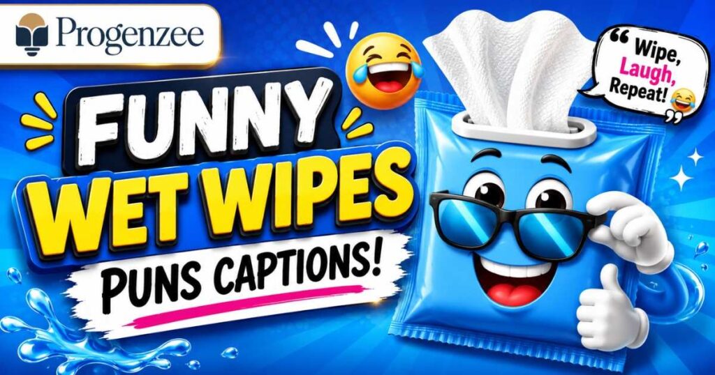 Funny Wet Wipes Puns Captions