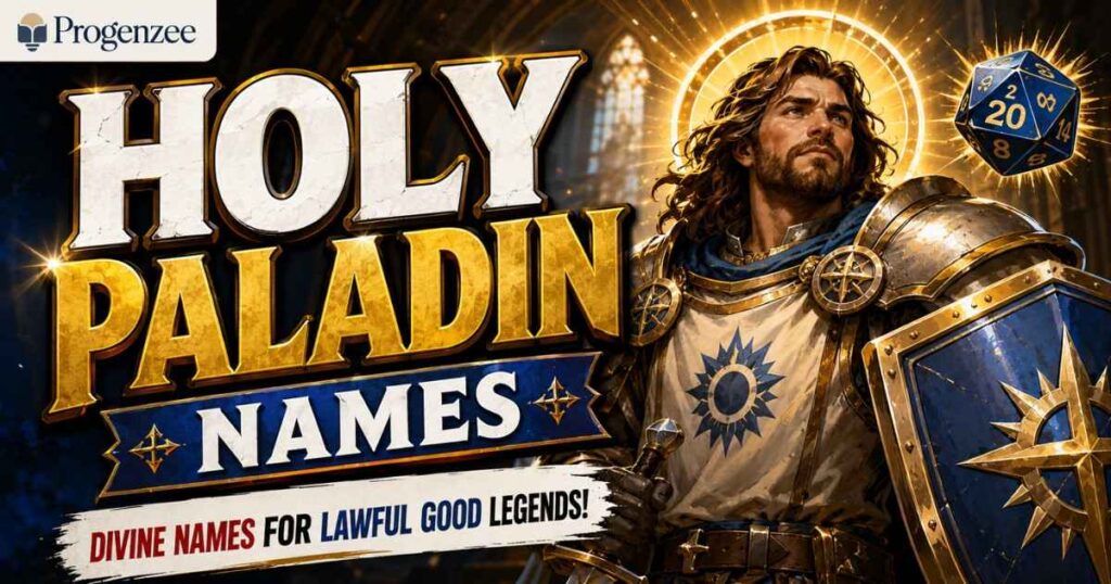Holy Paladin Names