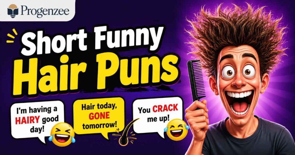 Short Funny Hair Puns