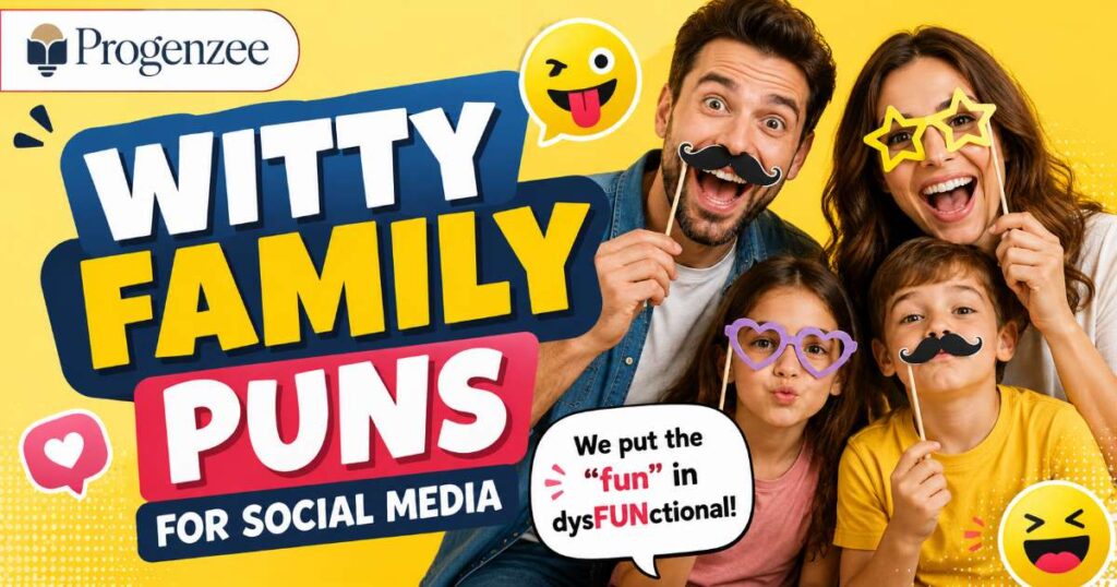 Witty Family Puns for Social Media
