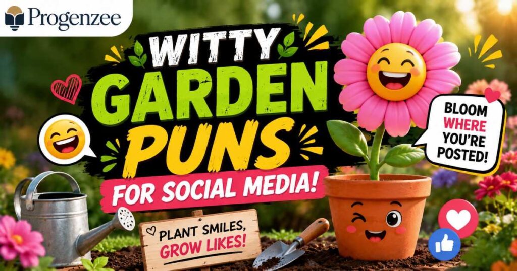 Witty Garden Puns for Social Media