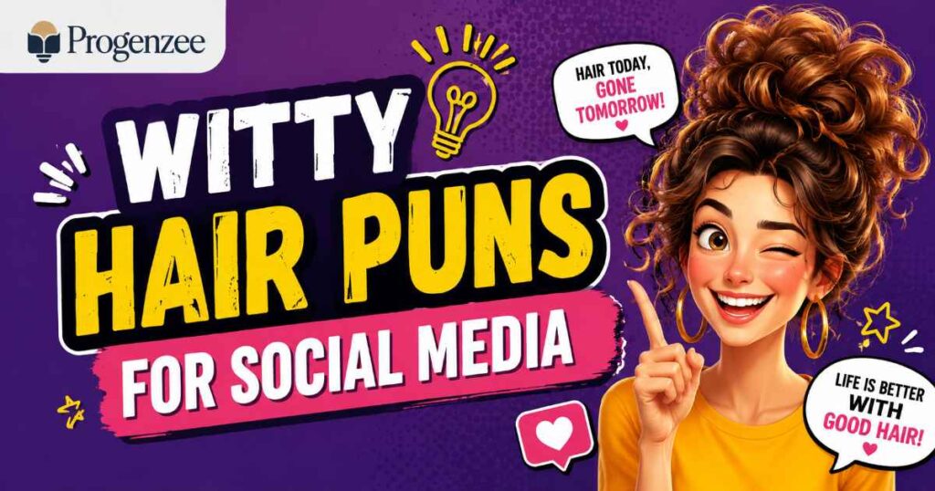 Witty Hair Puns for Social Media