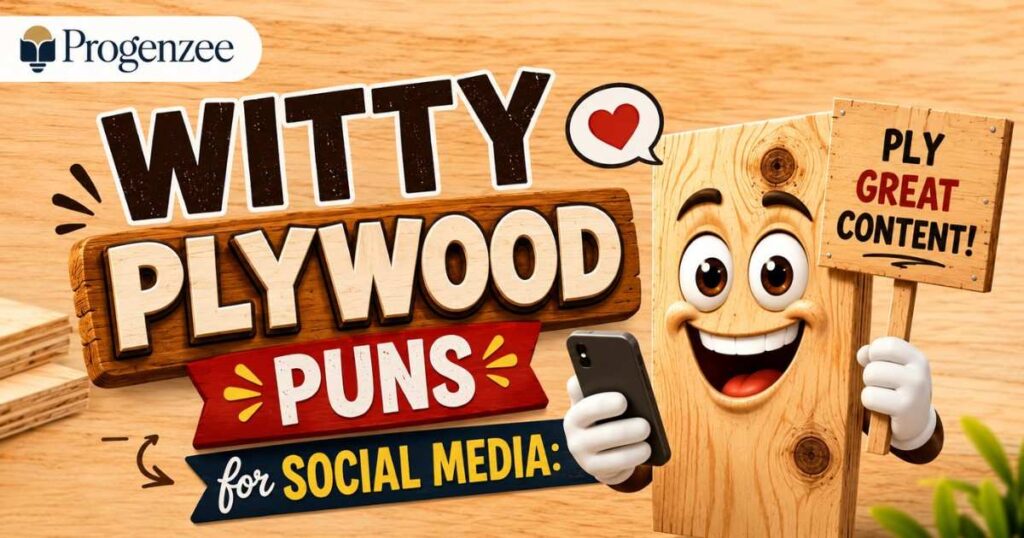 Witty Plywood Puns for Social Media
