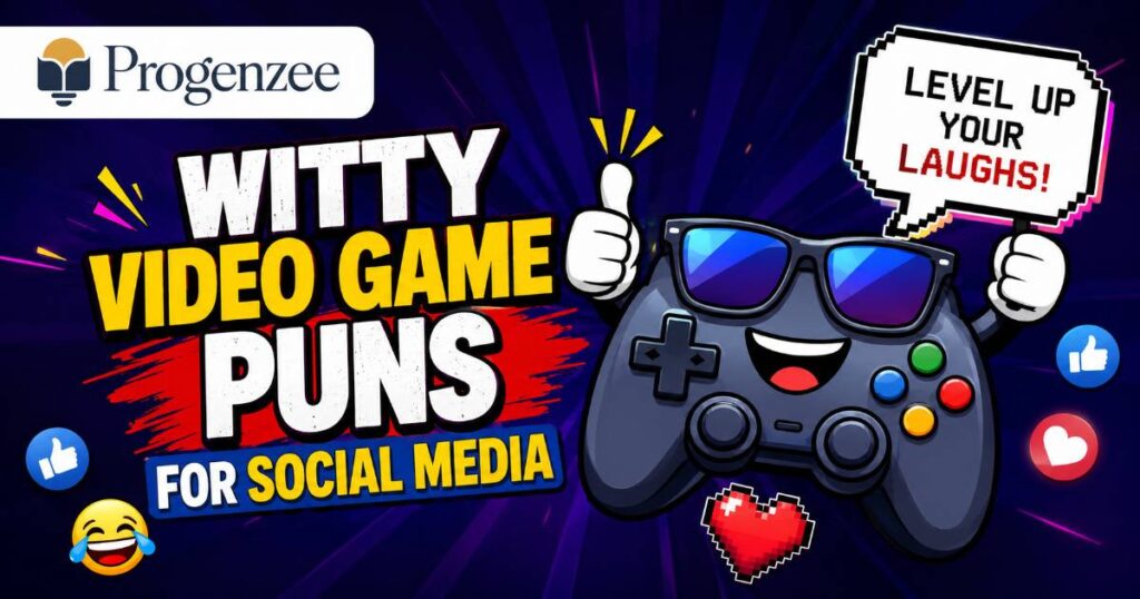 Witty Video Game Puns for Social Media