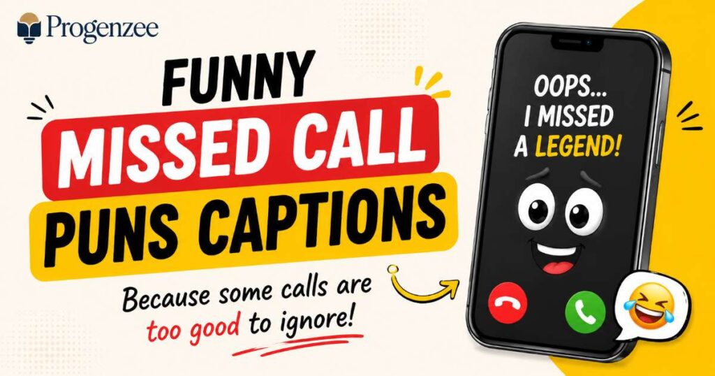 Funny Missed Call Puns Captions
