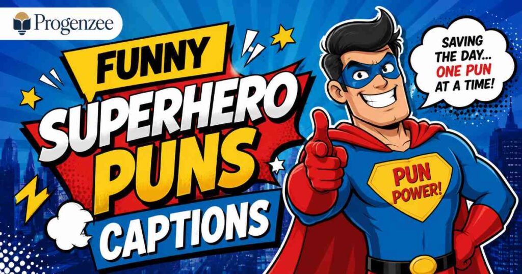 Funny Superhero Puns Captions