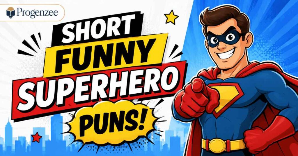 Short Funny Superhero Puns