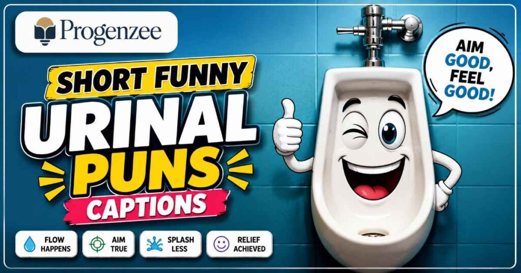 Short Funny Urinal Puns