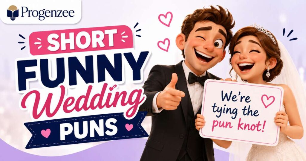 Short Funny Wedding Puns