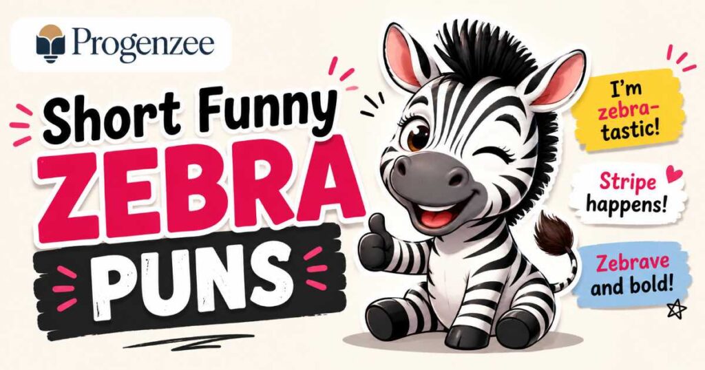 Short Funny Zebra Puns