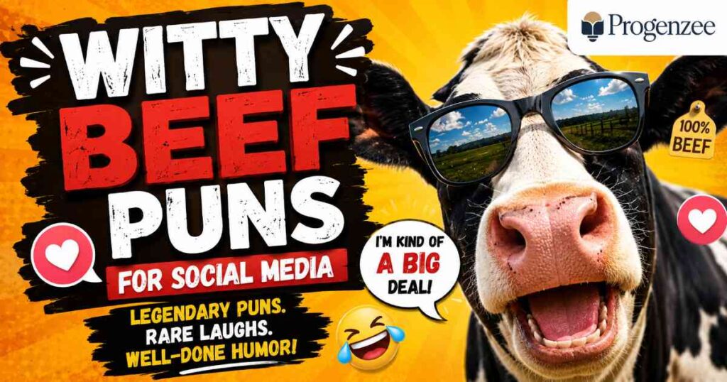 Witty Beef Puns for Social Media