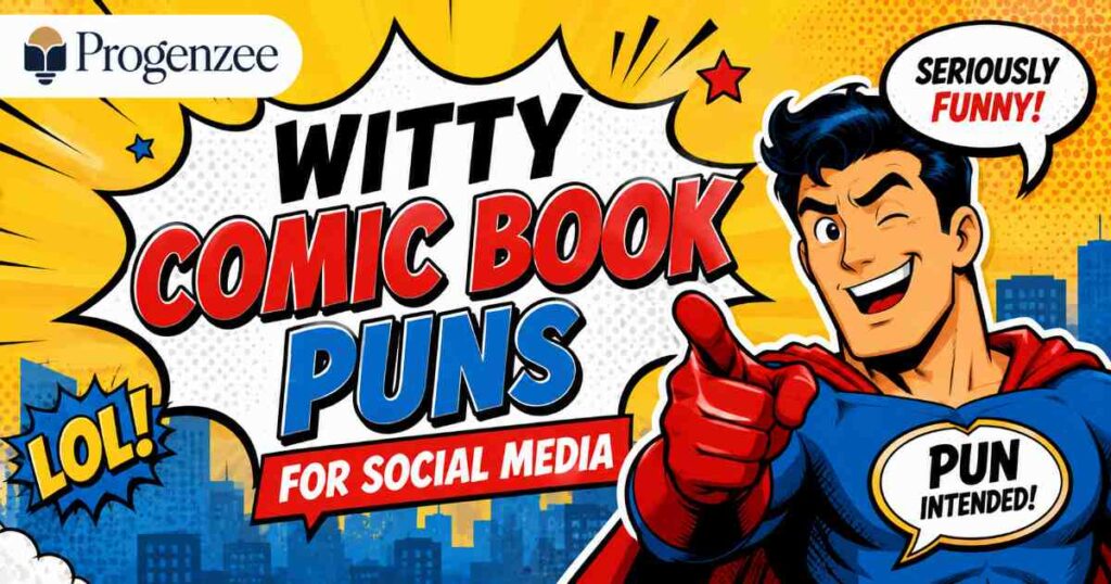 Witty Comic Book Puns for Social Media