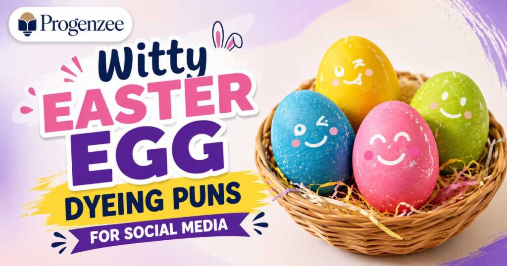 Witty Easter Egg Dyeing Puns for Social Media