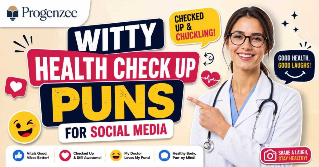 Witty Health Check Up Puns for Social Media