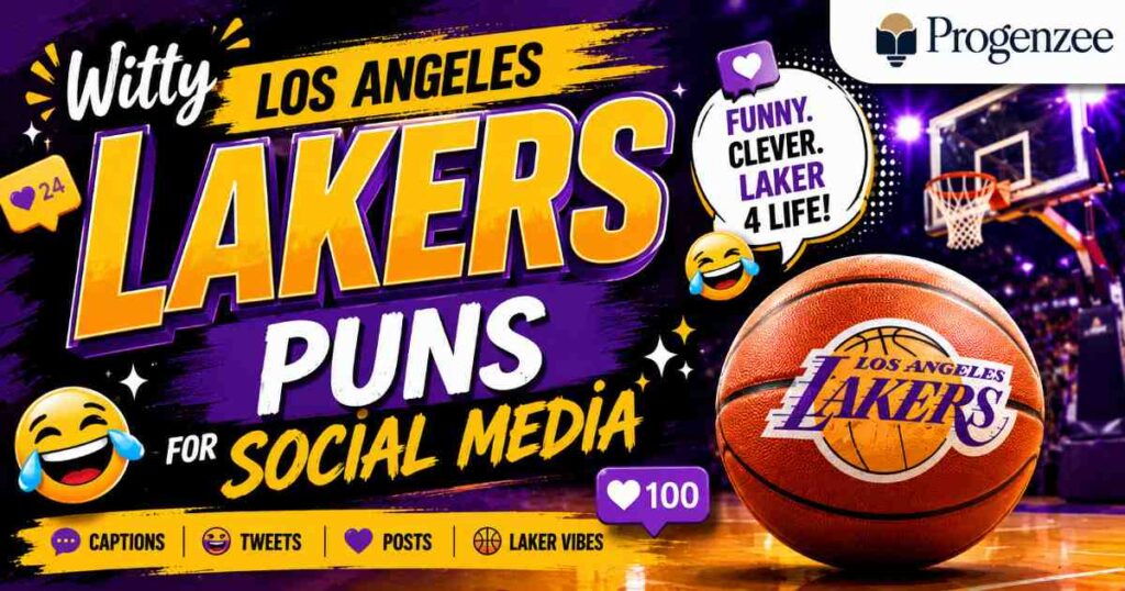 Witty Los Angeles Lakers Puns for Social Media