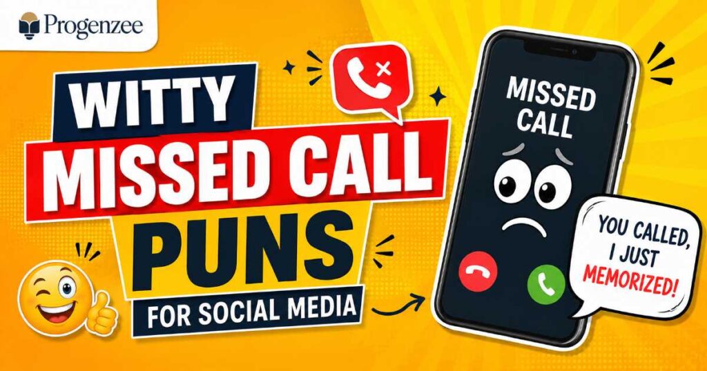 Witty Missed Call Puns for Social Media