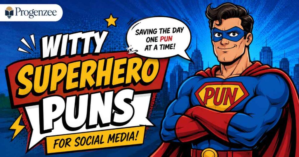Witty Superhero Puns for Social Media