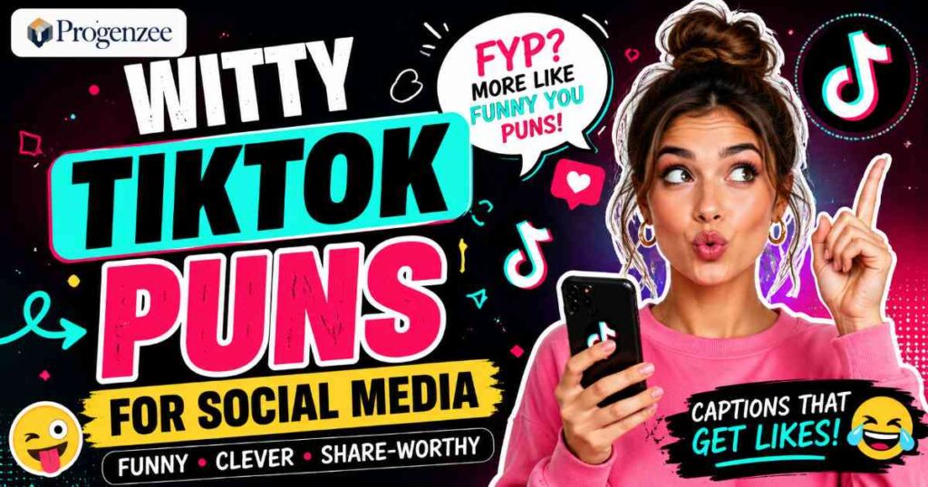 Witty TikTok Puns for Social Media