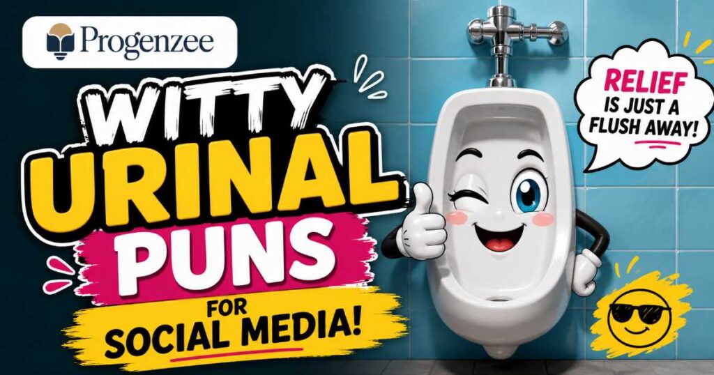 Witty Urinal Puns for Social Media