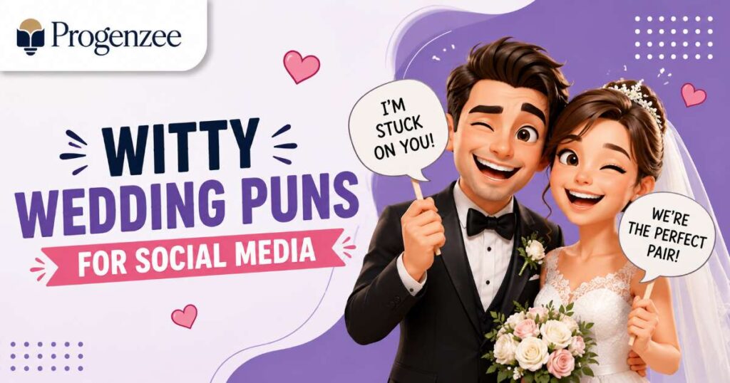 Witty Wedding Puns for Social Media